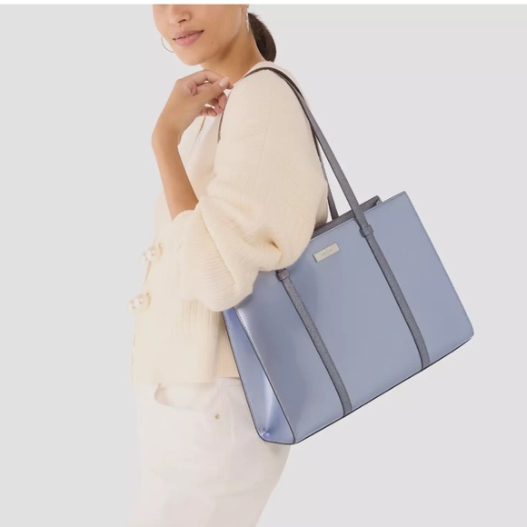 New Kate Spade Kenzie Large Tote Patent Candied Flower - Picture 2 of 4